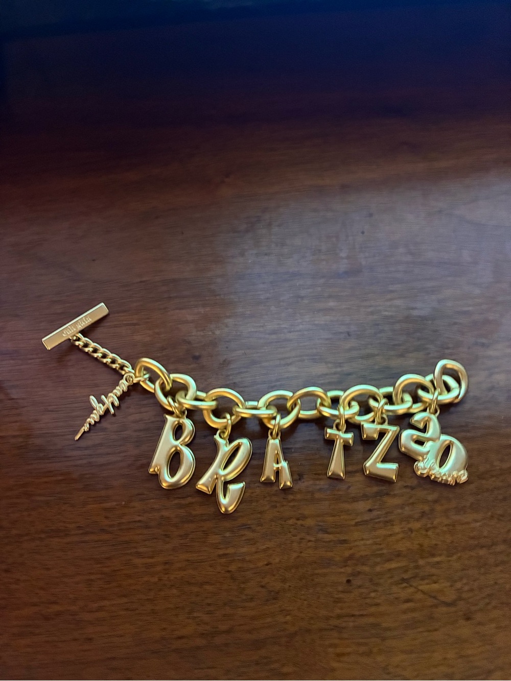 Gold  BRATZ cult Gaia Charm Bracelet -